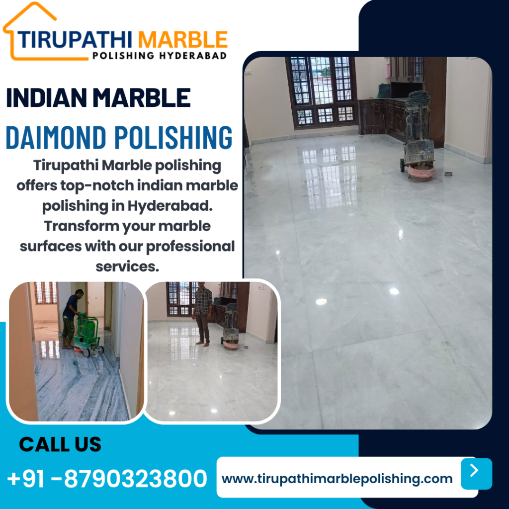 Indian marble diamond polishing services in Hyderabad